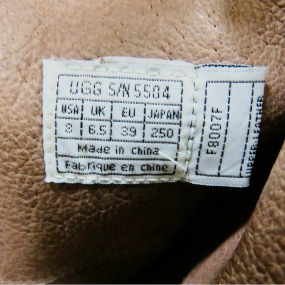 UGG Australia Tess Suede Pull On Cap Toe Brown Knee High Womens Boots Size 8 - Picture 5 of 5